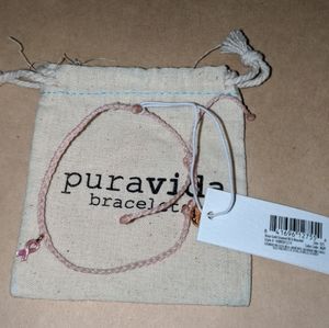 Pura Vida Pink Breast Cancer Awareness bracelet